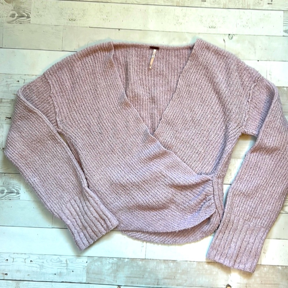 Free People V neck sweater.